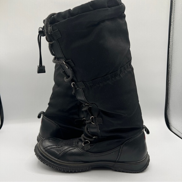 VINTAGE PAJAR BOOTS LACE UP BOOTS RUBBER SOLE TALL WINTER BOOTS WATERPROOF 38 - Picture 5 of 15